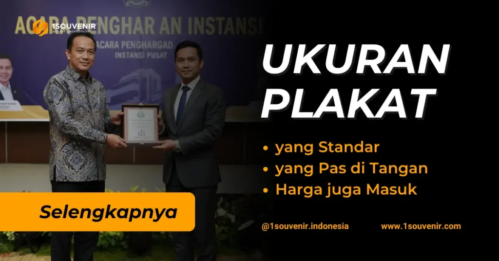 Ukuran Plakat Kayu Standar